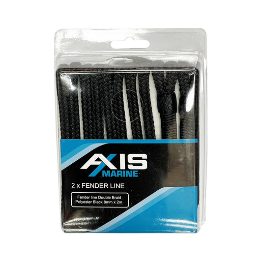 Spliced Double Braid Fender Lanyard (Set of 2) - 8mm X 2 Metres