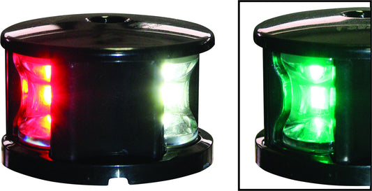 Lalizas Fos LED Tri-Colour Light - Black