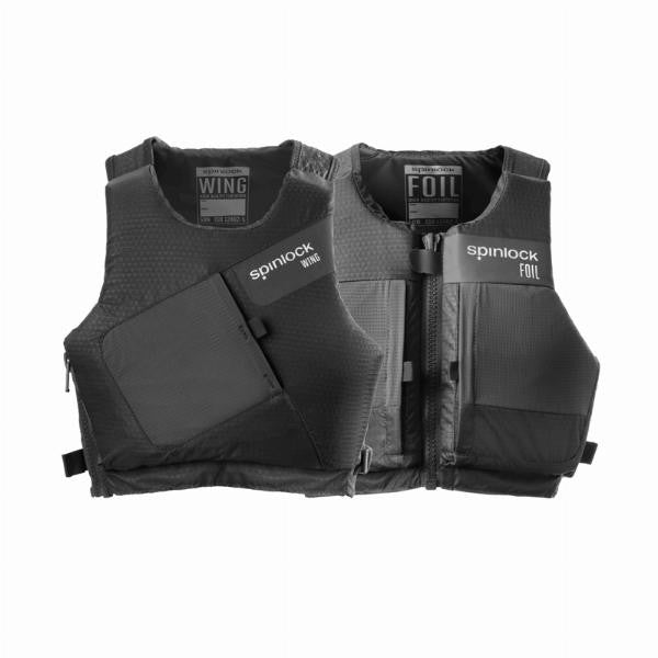 SPINLOCK FOIL PFD - FRONT ZIP -BLACK