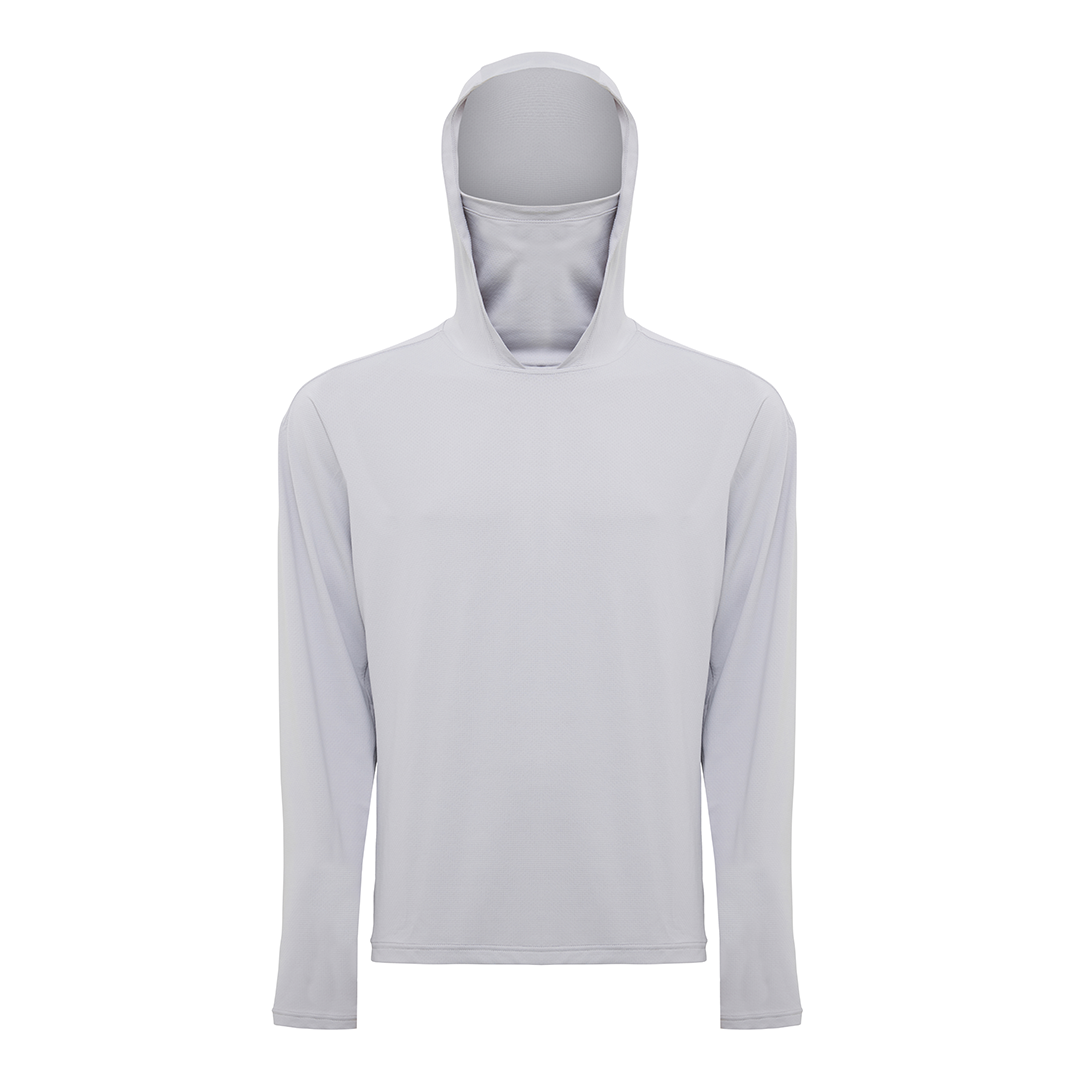 Burke Hooded Sunshirt - Light Grey