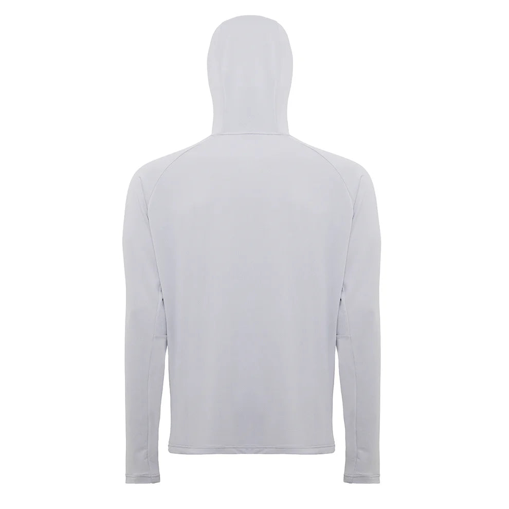 BURKE HOODED SUNSHIRT - LIGHT GREY