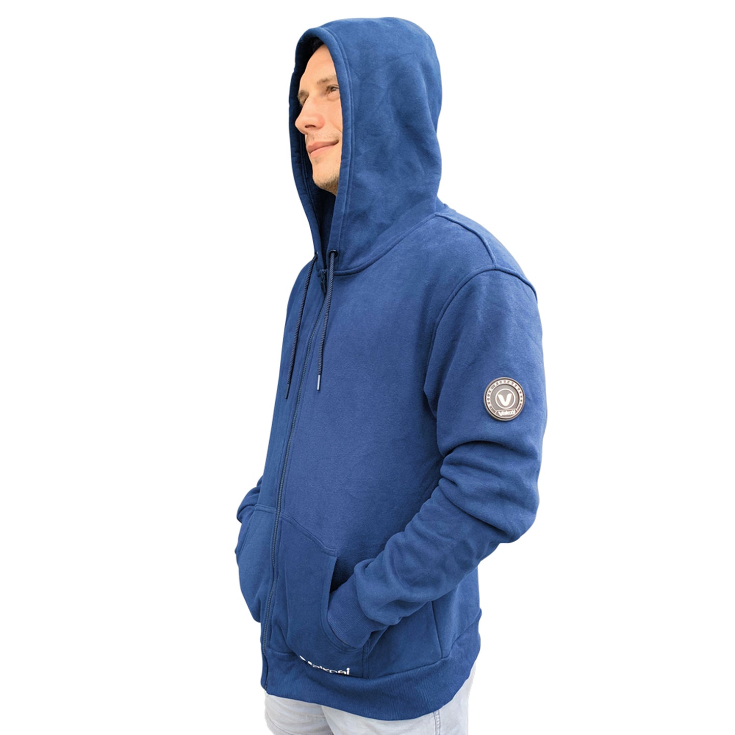 VAIKOBI ZIP HOODIE TOP - INK