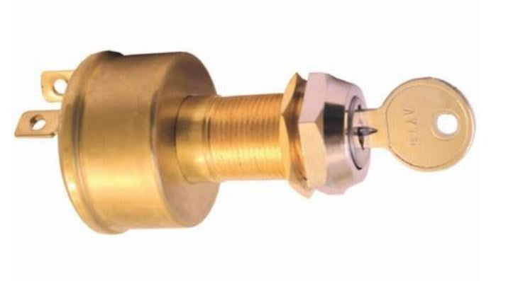 Switch -Ignition Brass12v