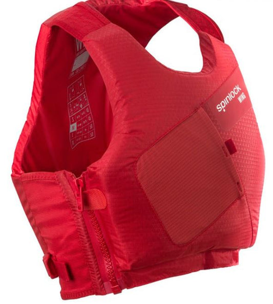 SPINLOCK Wing Side Zip PFD 50N - MERCURY RED