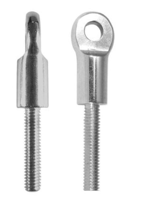 ANCHOR BOLT 316G STAINLESS  -  M6 X 27MM