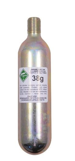Crewsaver 38g - Spare Gas Cylinder for Crewfit Inflatable Lifejacket - IN STORE PICK UP ONLY