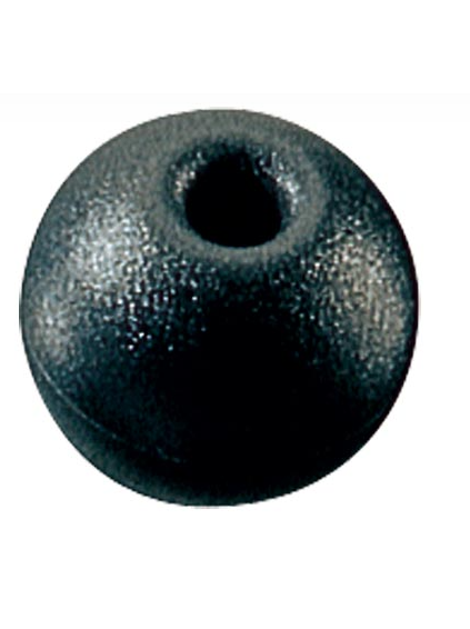 RONSTAN PARREL BEAD, BLACK 25MM