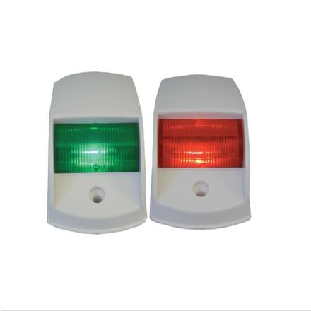 PORT & STARBOARD LIGHTS RECTANGLE - LED (PAIR) - WHITE