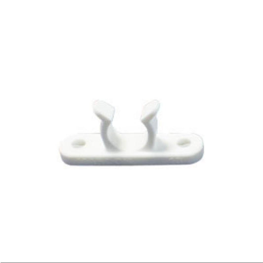 Tube Holder White Nylon 25mm