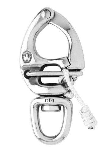WICHARD HR QUICK RELEASE SWIVEL EYE SNAP SHACKLE - 70MM