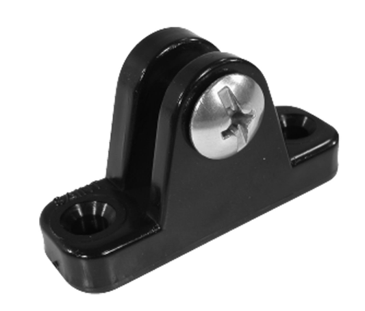 CANOPY DECK MOUNT BLK NYLON SQUARE BASE