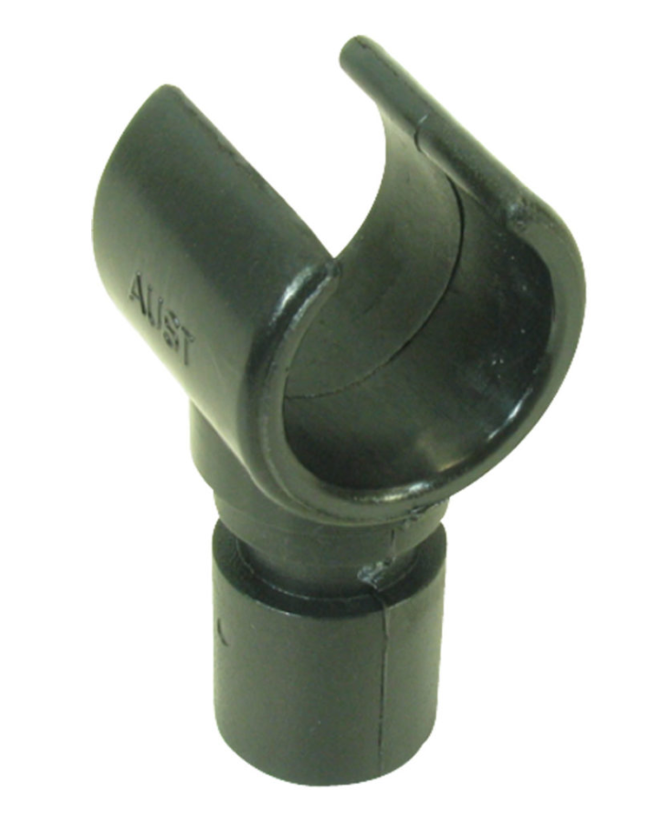 CANOPY TUBE END CLIP 19MM X 1.6MM BLACK