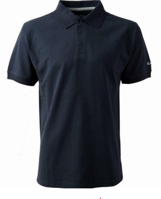 GILL COTTON MEN'S POLO - NAVY - SIZE MEDIUM ONLY