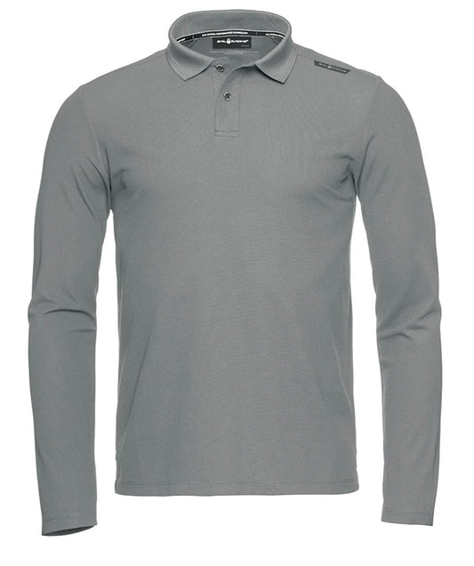 SAIL RACING BOW TECH POLO LONG SLEEVE - DIM GREY