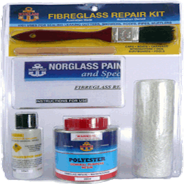 NORGLASS FIBREGLASS REPAIR KIT UNIT