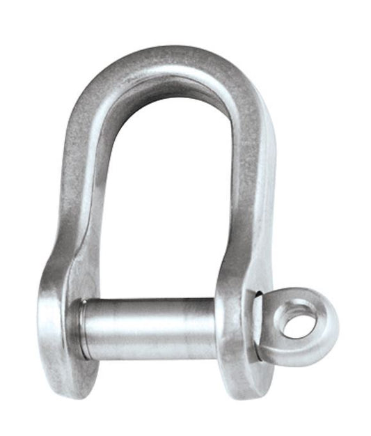 RONSTAN D SHACKLE - COINED HEAD WITH HOLE - PIN 8mm (5/16" )Pin