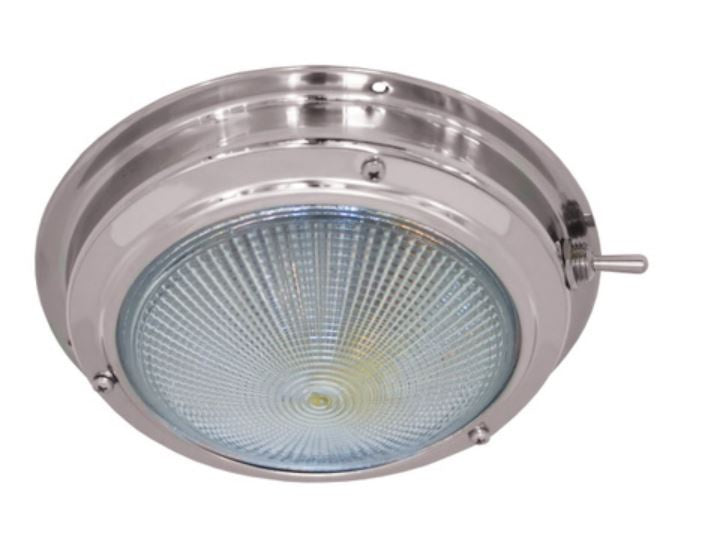 SMALL LED STAINLESS STEEL DOME LIGHT - 12v