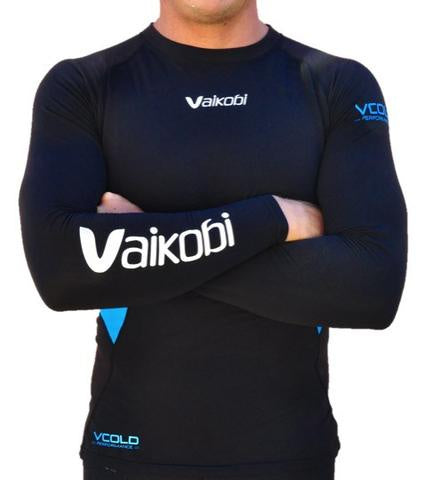 VAIKOBI VCOLD PERFORMANCE BASE TOP - BLACK/CYAN