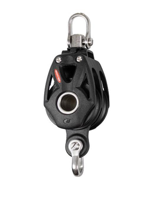 RONSTAN SERIES 40 DOUBLE BLOCK, BECKET, SWIVEL SHACKLE HEAD