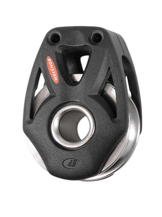 RONSTAN SERIES 40 SINGLE BLOCK HHL, LASHING HUB AND BECKET OPTION