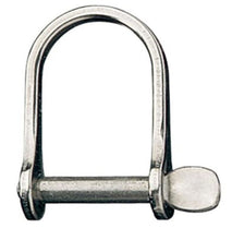 Load image into Gallery viewer, RONSTAN WIDE D SHACKLE,Pin 3/16inch L:28mm W:21mm
