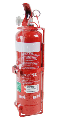 FIRE EXTINGUISHER 1.0KG 1A:20B:E - IN STORE PICK UP ONLY