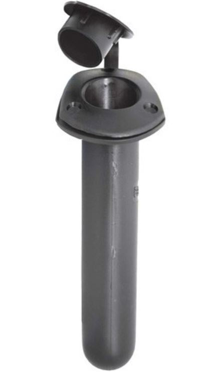 ROD HOLDER - LARGE OVAL HEAD & SEALING CAP - Black