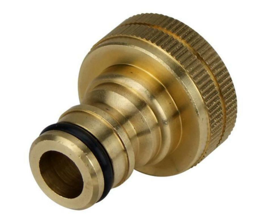 3/4" BSP FEMALE TO GARDEN HOSE FITTING BRASS