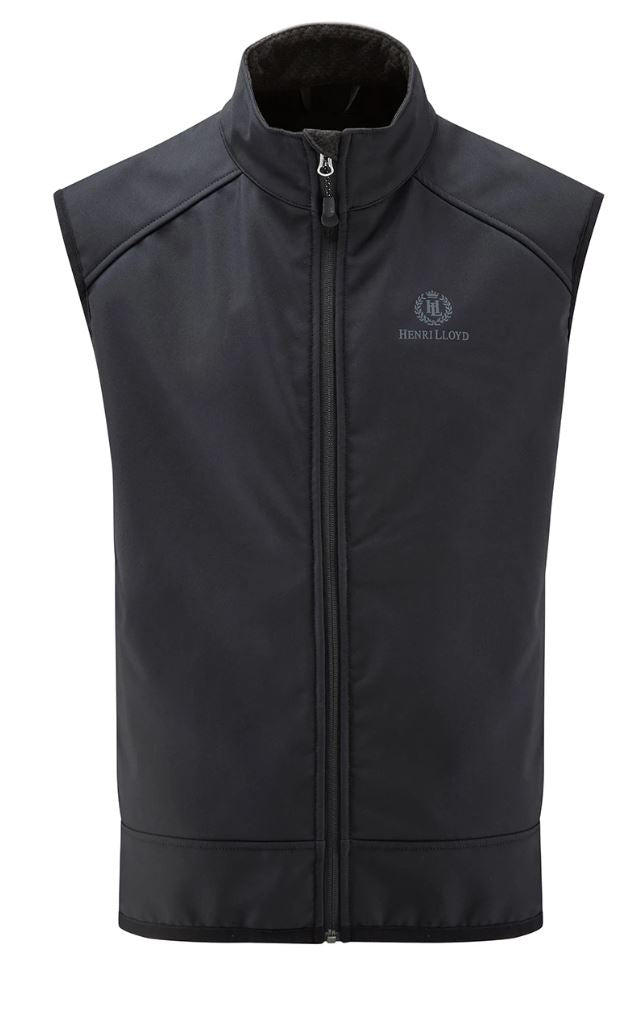 HENRI LLOYD CYCLONE VEST - BLACK -  DISCONTINUED STYLE