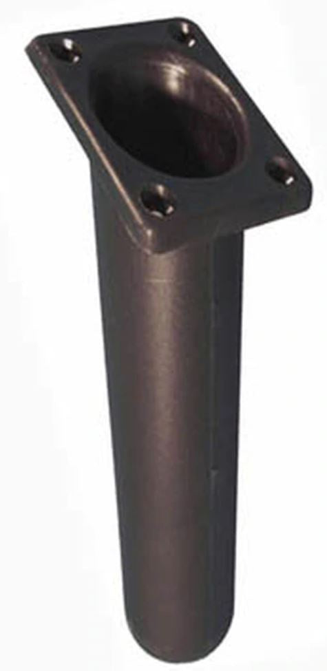 ROD HOLDER - NARROW PLASTIC - ANGLED SHAFT - black