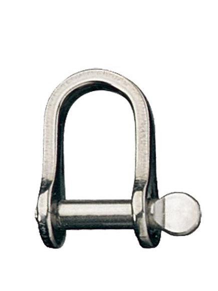 RONSTAN SHACKLE,D-PIN 3MM XL:12MM XW:9MM