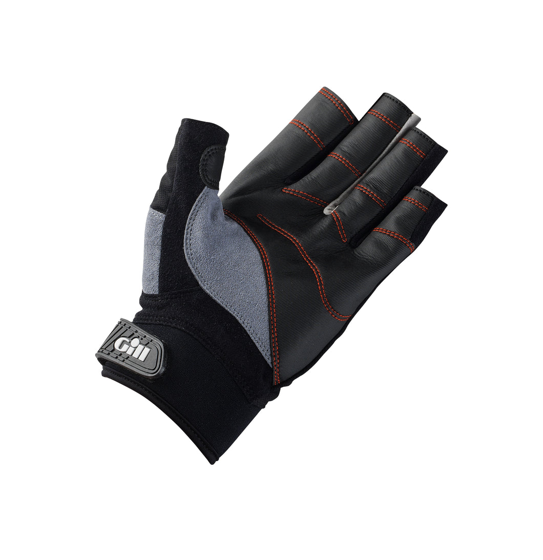 Gill Championship Gloves - Short Finger Black/Grey - DISCONTINUED STYLE - SIZE XSMALL ONLY