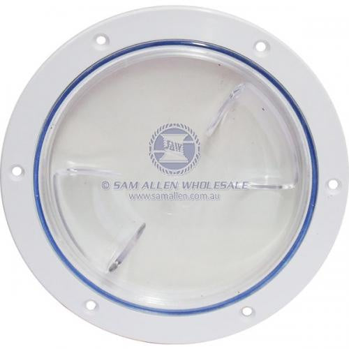 Inspection Port 6"Nairn White/Clear