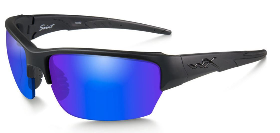 WileyX Polarised Blue Mirror (Green)/Matte Black