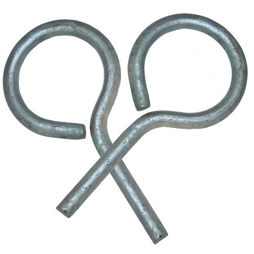 Ring Rowlocks - GALVANISED - 10mm - SOLD AS A PAIR