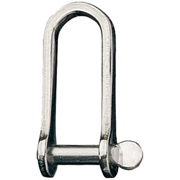 RONSTAN D Shackle, Long , Pin 3/16INCH , L:31mm, W:12mm