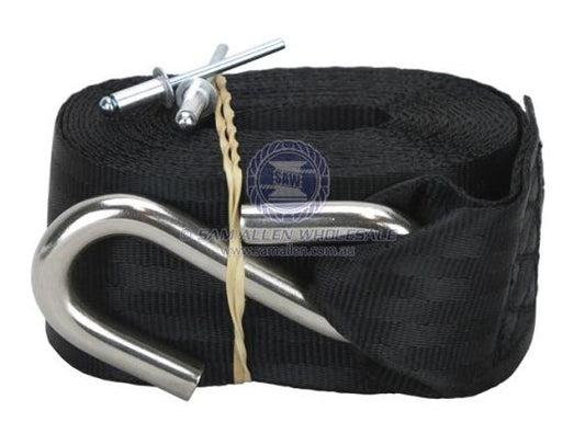 50MM X 4.3M  WEBBING STRAP + S/S S HOOK