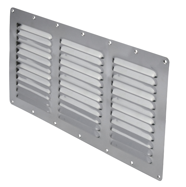 SS LOUVRE VENT W 360MM X H 185MM