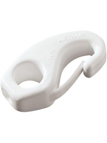 RONSTAN SHOCK CORD HOOK WHITE - 7MM