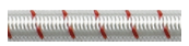 Shock Cord Fleck 10mm White with Red Feck - Sold per Metre