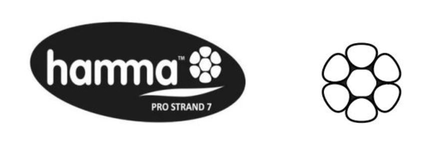 Hamma Pro 3.0mm 1x7 Wire Rope G316 - sold per metre