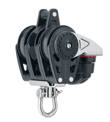Harken 2613 40mm Triple Carbo Ratchet with Cam Cleat & Becket