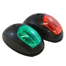 SIDE  MOUNT LED NAVIGATION LIGHTS - BLACK