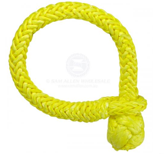 SAM ALLEN SOFT SHACKLE 14MM X 150MM 23750KG YELLOW - SINGLE