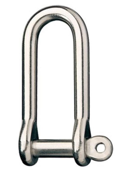 Ronstan Shackle,Long D,Pin 1/2inch L:70mm,W:19mm