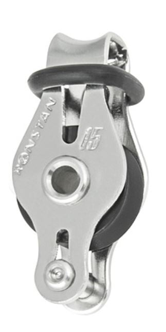 Ronstan S15 BB Block,Single Loop Top Becket