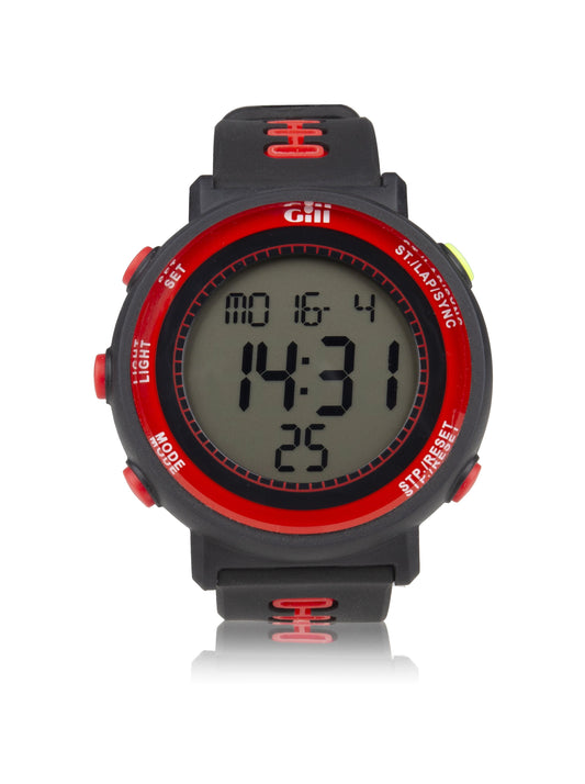GILL RACE WATCH - BLK/RED