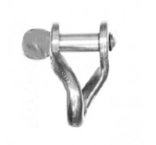 RILEY TWISTED SHACKLE  - FLATHEAD PIN 4.7MM