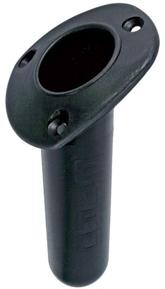 ROD HOLDER - LARGE PLASTIC OVAL HEAD - Black