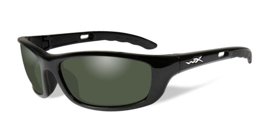 WileyX Polarised Smoke Green/Gloss Black